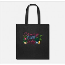 Gardener Plants Black Tote Bag